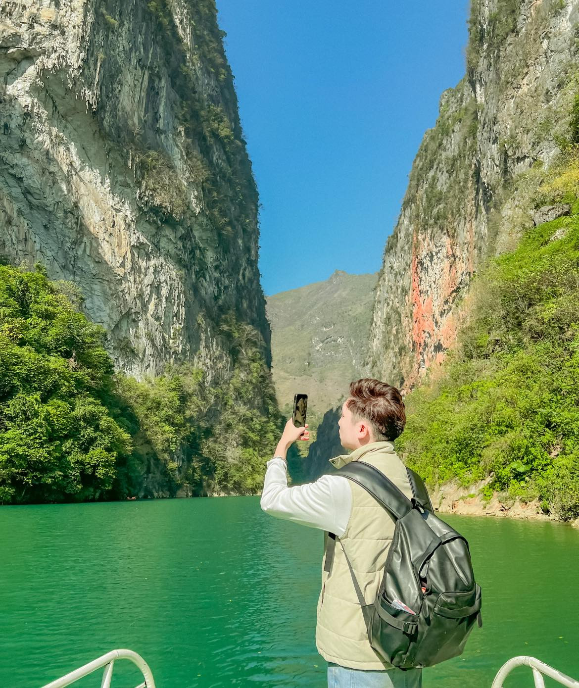 Tìm kiếm điểm check in ở Hà Giang mà bỏ qua sông Nho Quế và hẻm Tu Sản thì đúng là một điều thiếu sót lớn. Ảnh: Chu Đức Giang