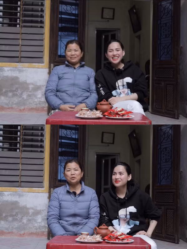 Lý do cô nàng chọn tặng mẹ món quà này đầu tiên là vì ký ức in sâu nhất của Hà Linh về mẹ là hình ảnh mẹ cô mặc áo mưa, đi ủng và đạp xe đến trường đón cô.