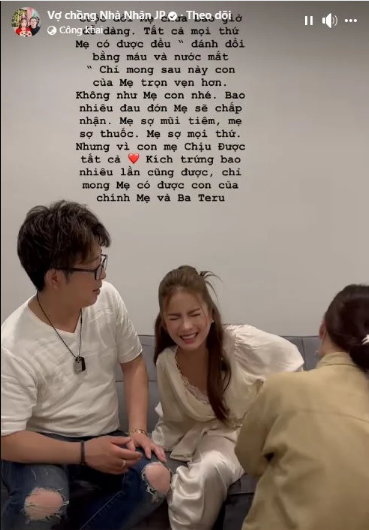 Mới nhất, cặp đôi bất ngờ vướng tranh cãi với bác sĩ T. - người đã được hai vợ chồng chọn đồng hành trong quá trình tìm con. Cụ thể nữ Youtuber đăng tải video cho biết mình bị thất vọng về "tâm đức" của bác sĩ đang điều trị cho vợ chồng cô.