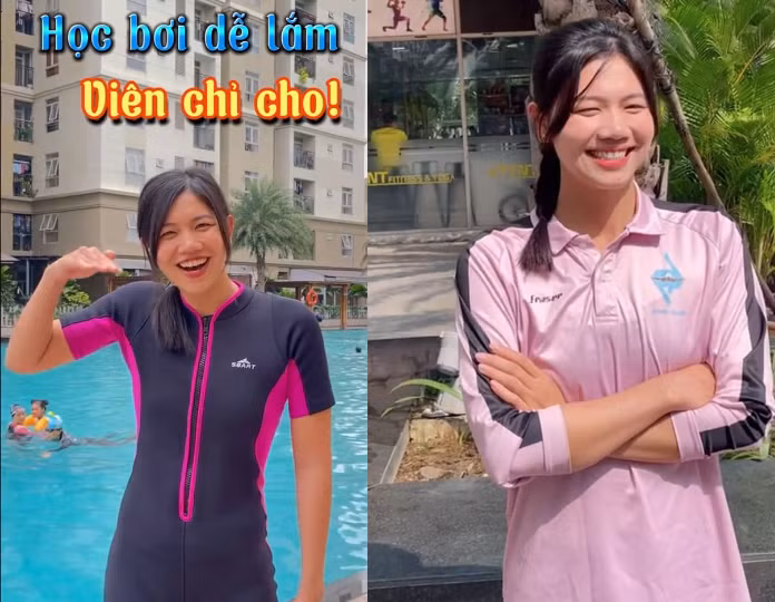 Từ khi giải nghệ Ánh Viên làm cô giáo dạy bơi lội, trực tiếp hướng dẫn các em nhỏ, những người có nhu cầu học bơi làm quen với bộ môn thể thao lành mạnh.