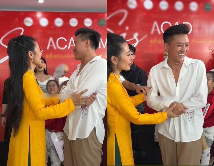 Việc người đẹp liên tục có hành động "đụng chạm" với tình cũ dù anh có động thái né tránh khiến khán giả không khỏi "nóng mặt", bức xúc thay cho vợ của nam diễn viên.