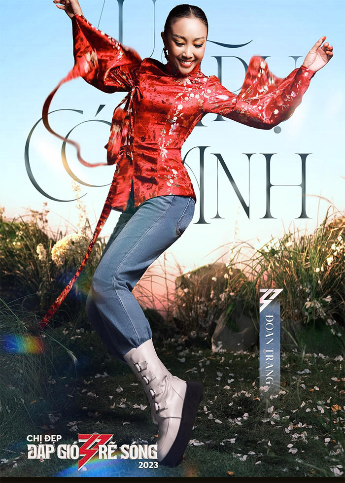 Gần đây, Đoan Trang gây chú ý khi về Việt Nam tham gia "Chị đẹp đạp gió rẽ sóng". Nữ ca sĩ cho biết, cô được chồng ủng hộ tuyệt đối khi tham gia chương trình.