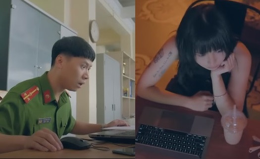 Trước đó, cô gái này xuất hiện với biệt danh "Hoa Lê Trắng", là bạn gái "hẹn hò qua mạng" với cảnh sát Cảnh được "11 tháng 5 ngày".