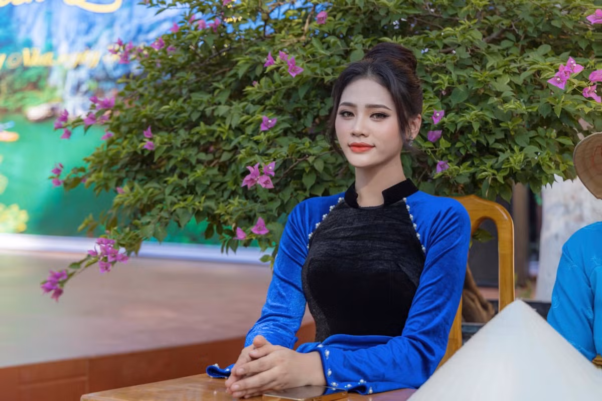 Sau gần một năm đăng quang Hoa hậu Biển đảo Việt Nam 2022, Như Phương nỗ lực thay đổi bản thân, hoàn thiện mình hơn từng ngày để xứng đáng với ngôi vị cao quý đúng như những gì cô đã chia sẻ trong khoảnh khắc trao trả lại vương miện. Ảnh: Nguyễn Hải.