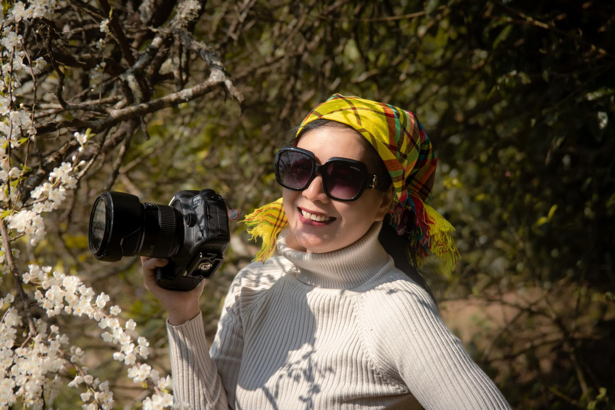 Nữ nghệ sĩ theo đuổi nhiếp ảnh được hai năm nay.