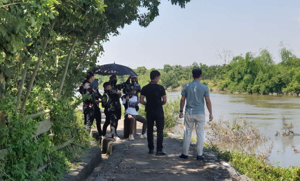 Hậu trường hành trình phá án của các chiến sĩ cảnh sát hình sự. Phim đang nhận được những phản hồi tích cực lẫn những góp ý của người xem. Ảnh: FB Huy Nguyen Vu.