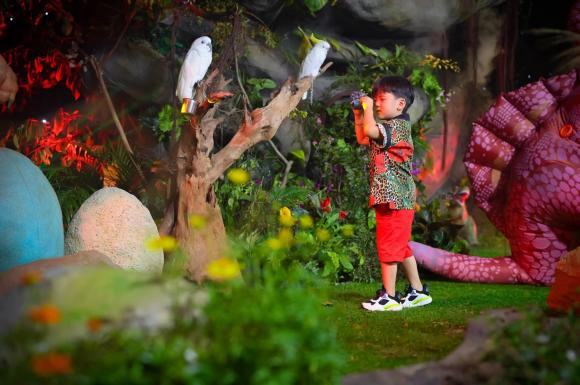 Là quý tử của ông bố nổi tiếng nên không khó hiểu khi cậu bé được tổ chức sinh nhật hoành tráng.