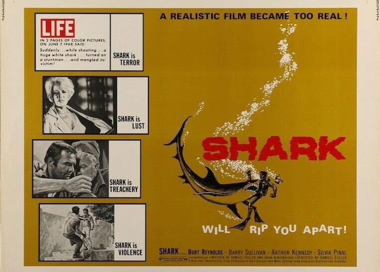 Diễn viên đóng thế Jose Marco đã thiệt mạng khi một con cá mập trắng cắn xuyên qua lưới bảo vệ và tấn công anh trên phim trường "Shark!" năm 1969.