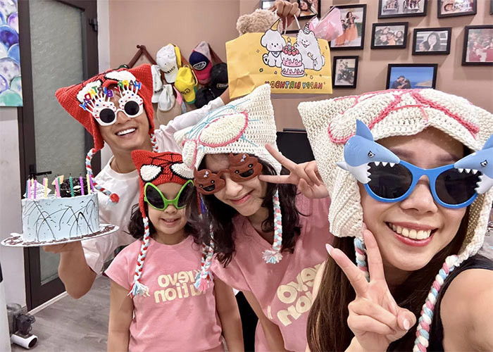 Khoảnh khắc hạnh phúc, vui vẻ của gia đình Hồng Đăng trong ngày sinh nhật lần thứ 39 của anh.