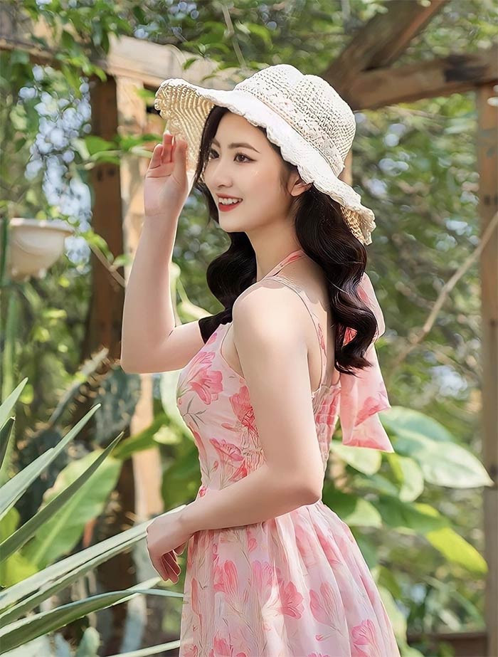 "Làng trong phố" là phim truyền hình đầu tiên mà Linh Chi tham gia. Trước đó người đẹp 23 tuổi chỉ đóng một số vai nhỏ trong phim sitcom.