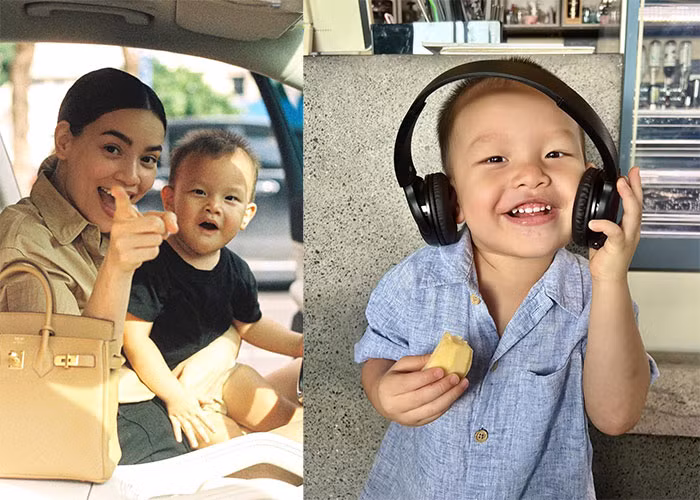 Cậu em trai Leon từ nhỏ luôn có những khoảnh khắc lý lắc rất đáng yêu.