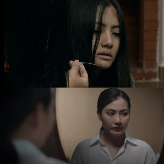 Sau loạt vai diễn "gái bán hoa" trong "Kiều nữ và đại gia" hay "Trang trại hoa hồng" (2018), Ngọc Lan tiếp tục "có duyên" với dạng vai này khi hóa thân thành nhân vật Hồng - một "gái làng chơi" hết thời có quá khứ bồng bột trong "Mẹ rơm".