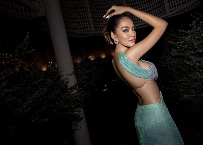 Hoàng Phương cũng là gương mặt người mẫu quen thuộc trong các show thời trang danh tiếng trong nước.