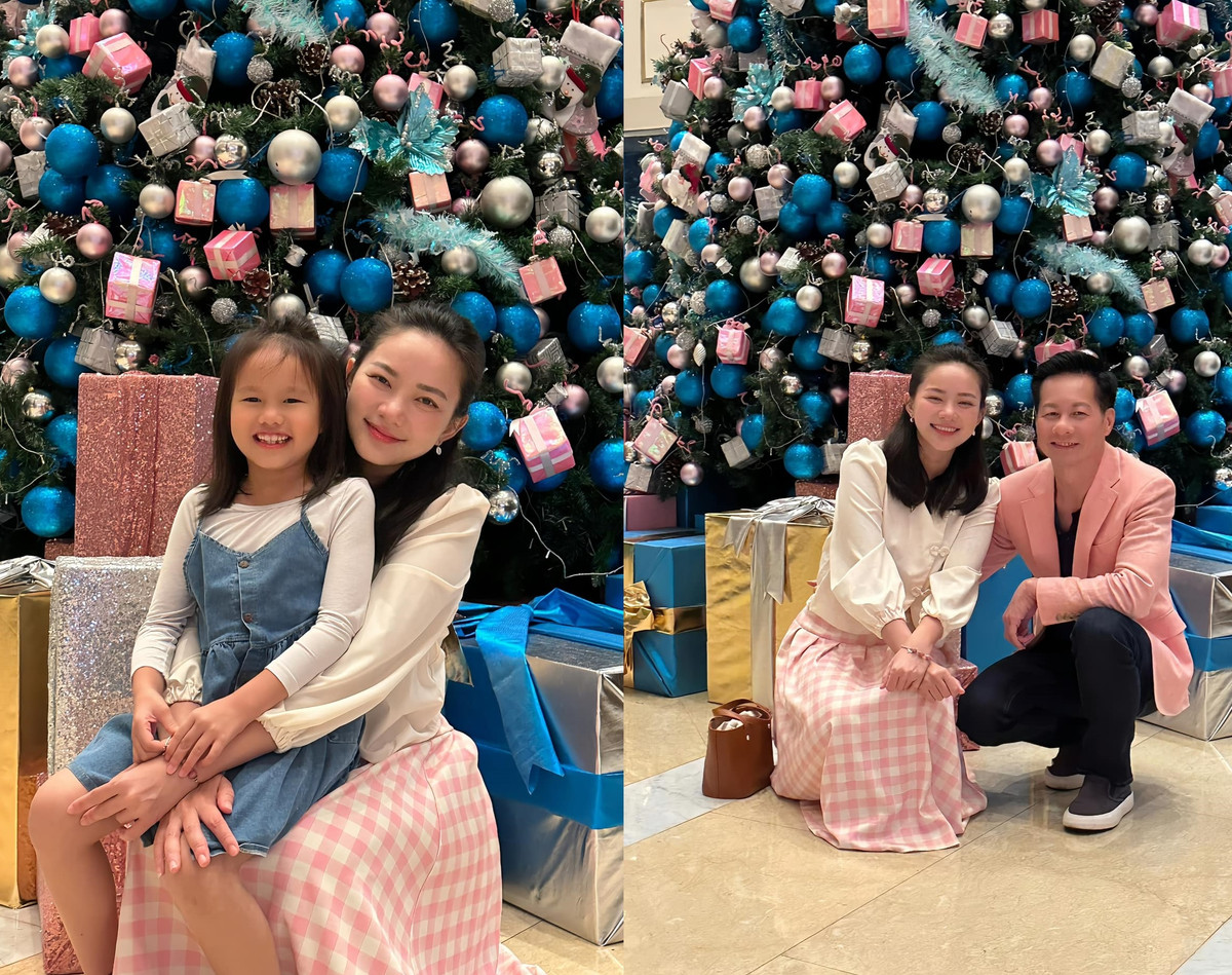 Chân dài quyết tâm giảm cân sau những lo ngại về sức khỏe và luôn được ông xã bên cạnh chăm sóc, ủng hộ.