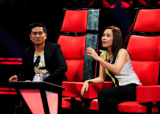 Hai người là một cặp ăn ý và đẹp đôi cả trên sân khấu lẫn khi ở vị trí giám khảo The Voice Kids nhiều mùa. (Ảnh: Zing.vn)
