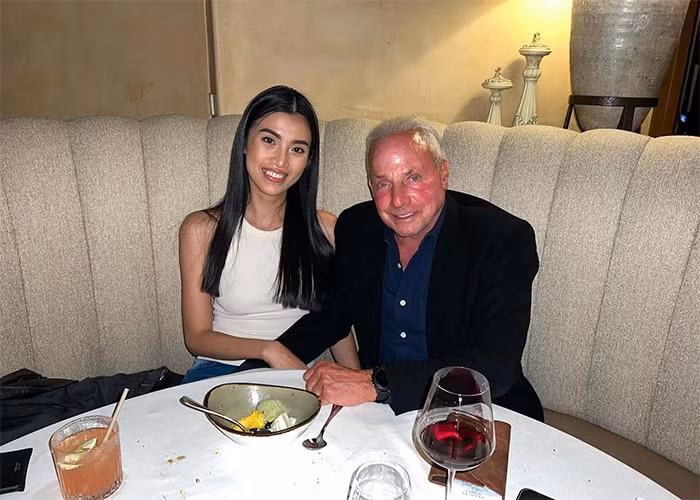 Người mẫu Cổ Ngân vừa tái hợp người tình tỷ phú, Wynn Katz 75 tuổi sau 2 năm chia tay.