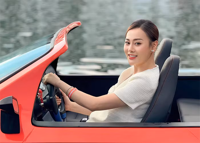 Nhan sac Phuong Oanh khi mang thai doi