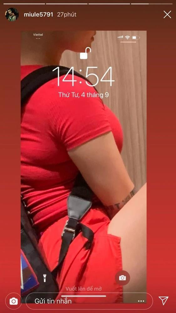 Ám ảnh cân nặng tới mức từng có khoảng thời gian Miu Lê phải để hình nền là ảnh cô với "bé mỡ" để nhắc nhở bản thân chuyện giảm cân.