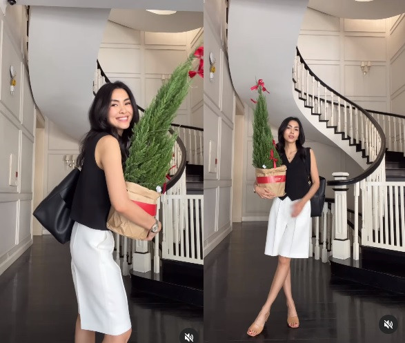 Là "nàng dâu hào môn", thế nhưng Tăng Thanh Hà lại chuộng chăm sóc da bằng các nguyên liệu từ thiên nhiên mà không quá lệ thuộc vào các mỹ phẩm đắt tiền. Ảnh: Instagram nhân vật.