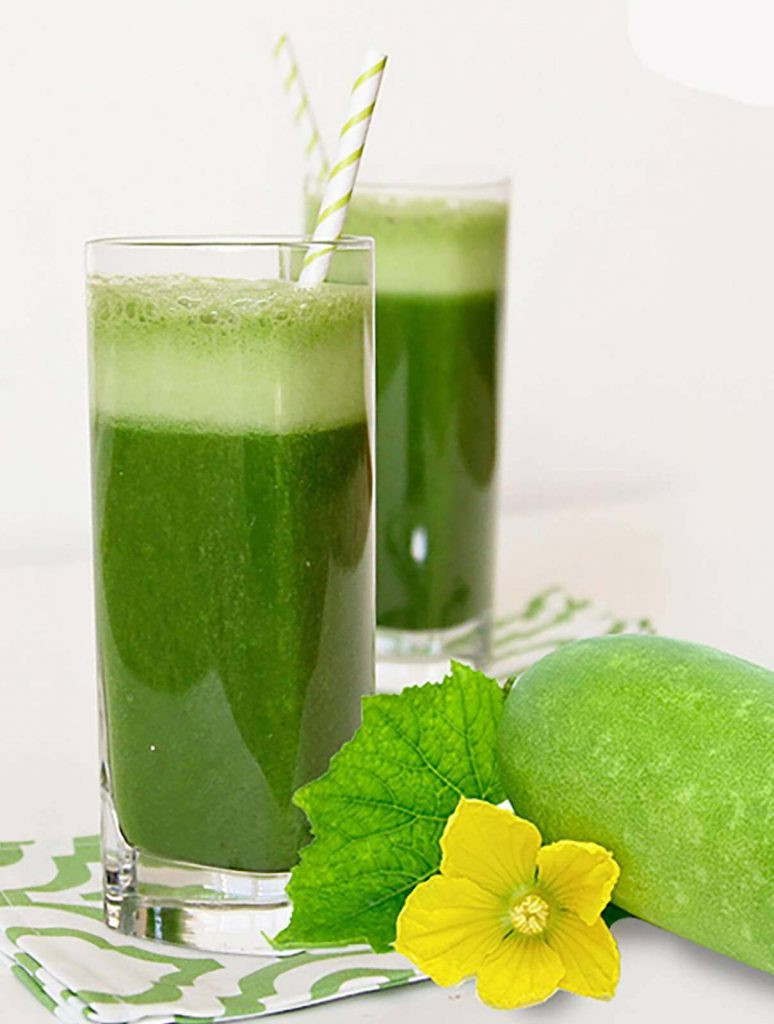 Bí đao cũng được xem là thần dược tạo sức sống cho làn da và giúp giảm cân hiệu quả. Thưởng thức một ly nước ép bí đao vài lần trong ngày rất tốt cho sức khỏe. Ảnh: TrueJuice.