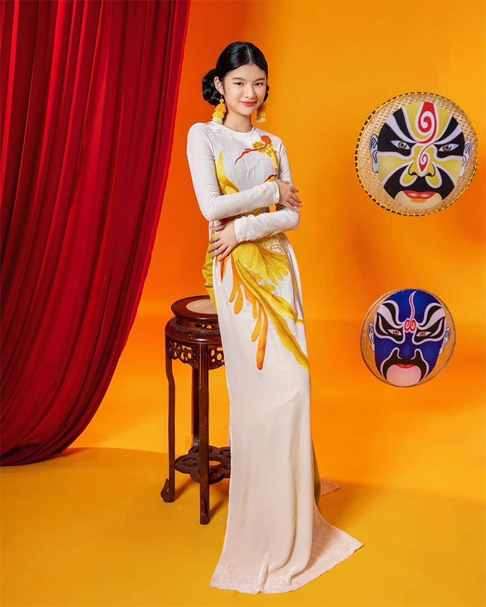 15 tuổi, Bảo Tiên đã cao gần 1m70.