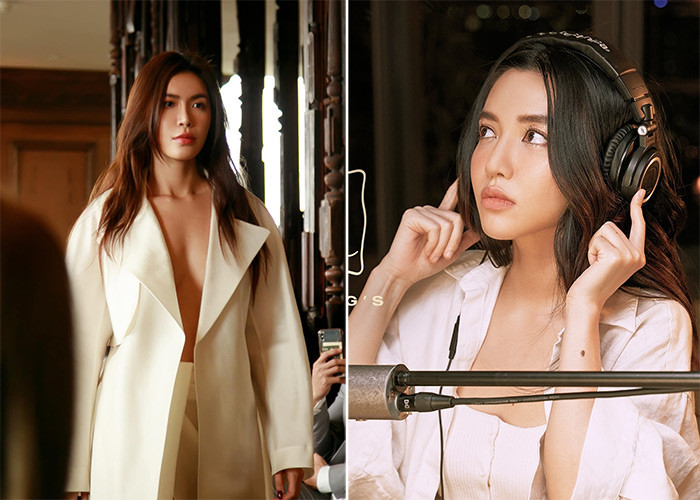 Ánh mắt, sống mũi, khuôn miệng của Minh Tú và Bích Phương như cùng khuôn đúc. (Ảnh: FBNV)