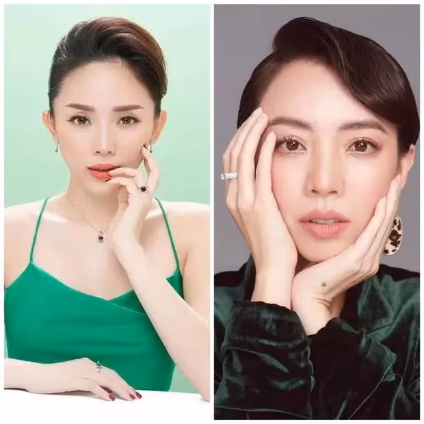 Nữ diễn viên Thu Trang và ca sĩ Tóc Tiên được mọi người nhận xét vui là "cặp chị em song sinh" bởi có khuôn mặt giống hệt nhau. (Ảnh: Vietnamnet)