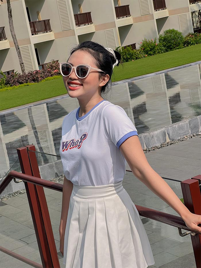 Vẻ ngoài trẻ trung, năng động của Phương Mỹ Chi gây thiện cảm với nhiều khán giả.