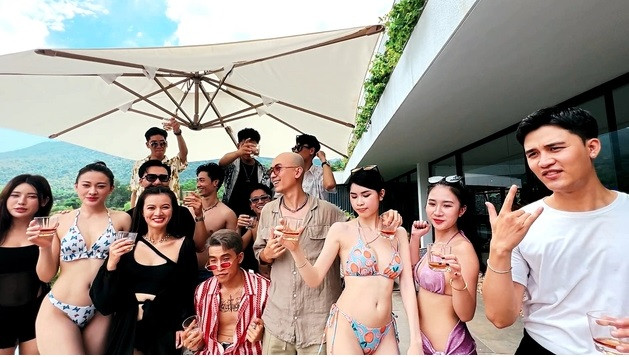 Hình ảnh "rò rỉ" của phim khiến khán giả không khỏi tò mò. Ảnh: VFC/VTV.