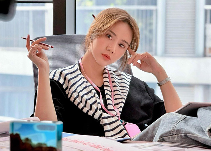 Mặc dù là mẹ của một bé trai 7 tuổi nhưng Huyền Lizzie vẫn rất trẻ trung.