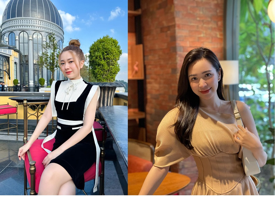 Kiều My sở hữu vẻ ngoài nhí nhảnh và dễ thương, trong khi Kim Oanh toát lên nét dịu dàng, hiền lành.
