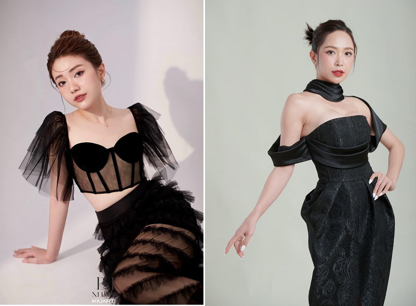 Kiều My sinh năm 1996, là một hot girl Hà thành sở hữu lượng fan đông đảo. Kim Oanh hơn đàn em 3 tuổi, luôn thu hút bởi chất giọng Quảng Trị rất đặc trưng.