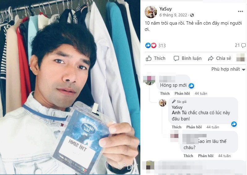 Ya Suy nhớ về thời còn tham gia Vietnam Idol. Tuy vậy, anh vẫn chưa có ý định trở lại showbiz với sản phẩm mới.