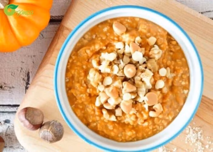 Bí đỏ yến mạch biến thực đơn giảm cân của chị em trở nên đa dạng hơn.