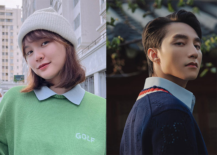 Ngay sau đó lại có tin nghi vấn Sơn Tùng hẹn hò Hải Tú, nữ nghệ sĩ độc quyền thuộc sự quản lý của công ty M-TP Entertainment. Thậm chí còn có tin đồn Hải Tú đã sinh con cho Sơn Tùng và hai người đã sống chung. Trước những tin đồn tình cảm Sơn Tùng không lên tiếng xác nhận. (Ảnh: FBNV)