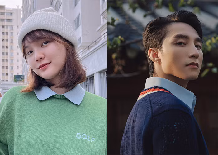 Ngay sau đó lại có tin nghi vấn Sơn Tùng hẹn hò Hải Tú, nữ nghệ sĩ độc quyền thuộc sự quản lý của công ty M-TP Entertainment. Thậm chí còn có tin đồn Hải Tú đã sinh con cho Sơn Tùng và hai người đã sống chung. Trước những tin đồn tình cảm Sơn Tùng không lên tiếng xác nhận. (Ảnh: FBNV)