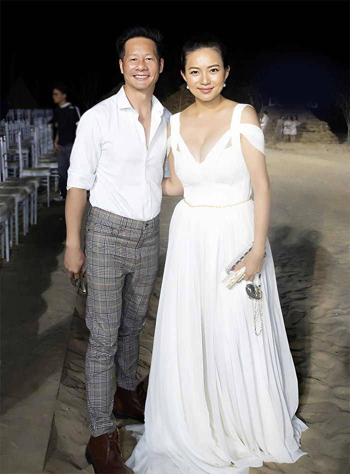 Năm 2015, đại gia Đức An kết hôn với siêu mẫu Phan Như Thảo, sinh năm 1988, kém anh 26 tuổi. (Ảnh: Vietnamnet)