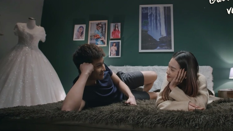 Sự kết hợp ăn ý của cặp đôi Thanh Sơn - Khả Ngân khiến cả hai vướng nghi vấn "phim giả tình thật".