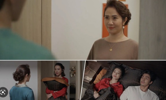 Chia sẻ quanh hành động đánh ghen giúp con dâu khiến nhân vật của mình được mệnh danh là "mẹ chồng quốc dân", NSƯT Nguyệt Hằng bày tỏ: "Có đứa cháu thông minh và đáng yêu thế này, bảo sao bà nội Voi không đứng ra bảo vệ gia đình của nó! Và các cụ đã nói: "Dâu là con, rể là khách" và Vy sống cũng biết điều như thế, con trai Khôi lại "ngu dại" thì bảo vệ mẹ của cháu nội mình là đúng mà... cả nhà nhỉ!".