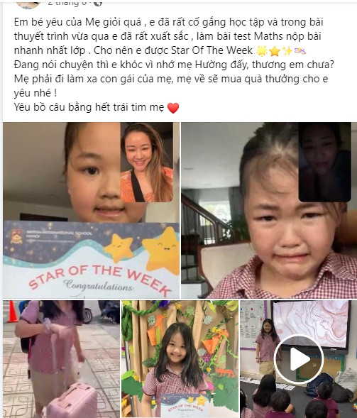 Từng là giai nhân đình đám của Vbiz được nhiều đại gia vây quanh, giờ đây, Maya chọn cuộc sống mẹ đơn thân hạnh phúc và bình yên bên con gái. Hai mẹ con thường xuyên kết nối với nhau mỗi khi cô phải đi công tác xa. Con gái của Maya cũng khiến mẹ tự hào khi không chỉ là em bé ngoan mà còn có thành tích học tập rất tốt.