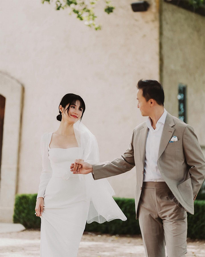 Trước khi quyết định về chung nhà, Diễm My và Vinh Nguyễn đã có 8 năm hẹn hò.