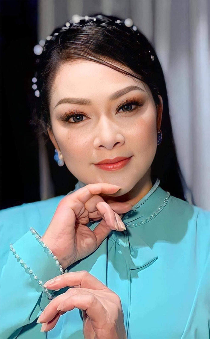 Hạnh phúc với tình yêu mới có lẽ cũng là một yếu tố giúp Như Quỳnh ngày càng trẻ trung.