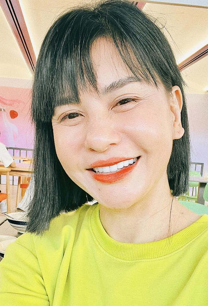 Theo chia sẻ của nữ diễn viên "Hạnh phúc của mẹ" nhờ thường xuyên chăm sóc da nên vẻ ngoài của cô rạng rỡ và trẻ trung hơn.