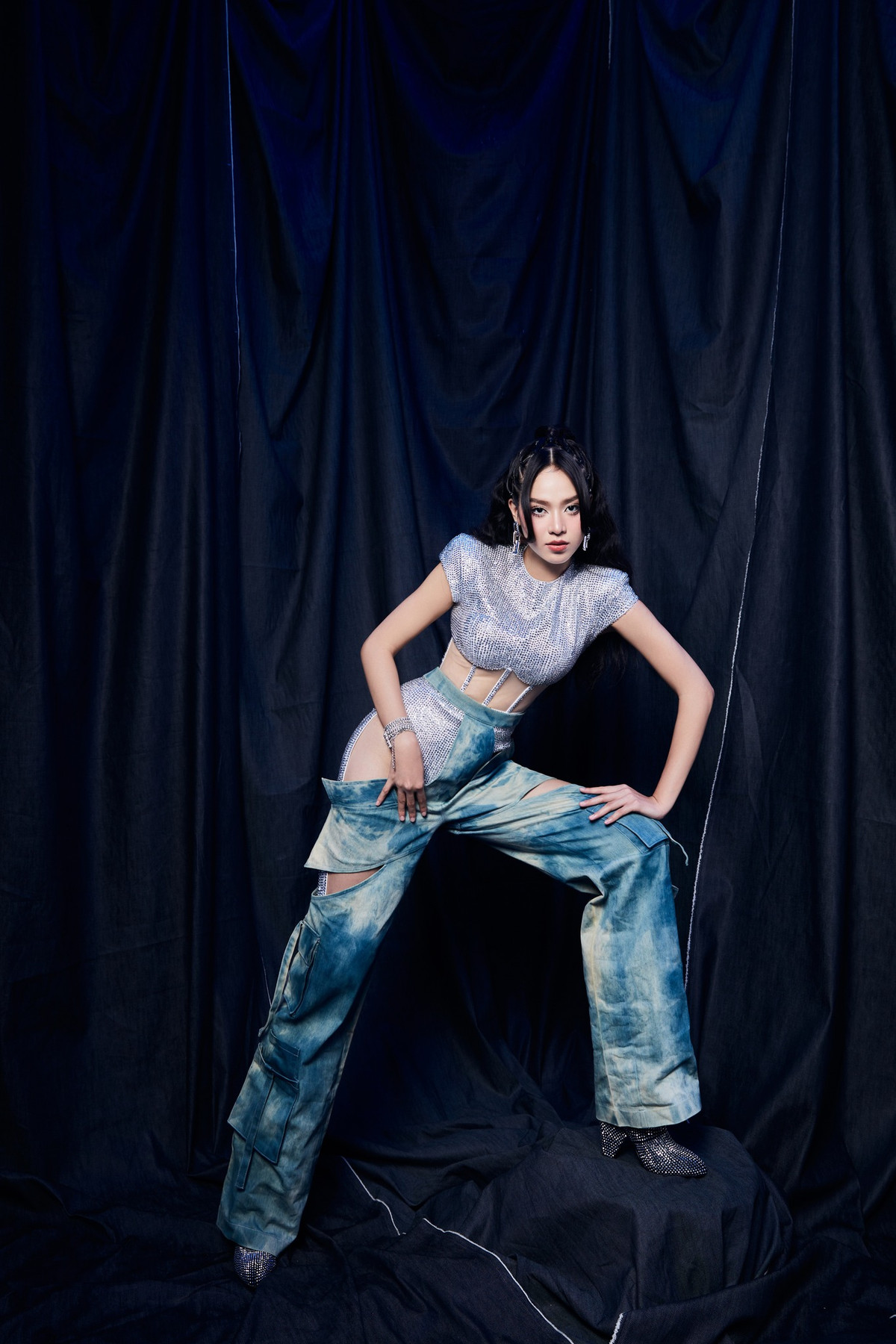 Thanh Thủy ngày càng tự tin, phong thái ngút ngàn. Ảnh: Hứa Quý Long.