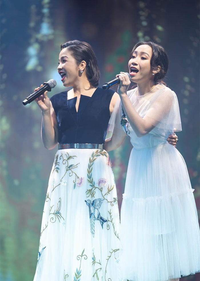 Mỹ Anh cùng mẹ thỉnh thoảng tham gia biểu diễn trong các chương trình âm nhạc và trên sóng VTV. Năm 2016, cô ra album nhạc thiếu nhi "Bài hát cho Bi".