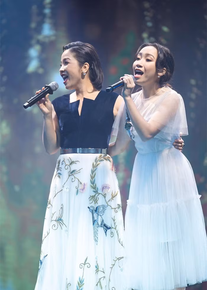 Mỹ Anh cùng mẹ thỉnh thoảng tham gia biểu diễn trong các chương trình âm nhạc và trên sóng VTV. Năm 2016, cô ra album nhạc thiếu nhi "Bài hát cho Bi".