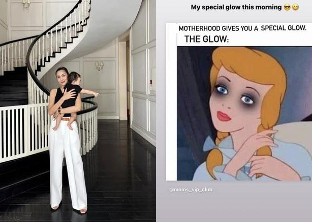 Mới đây trên phần story ở trang cá nhân, Tăng Thanh Hà đăng bức ảnh nói về tình cảnh buổi sáng thức dậy của cô sau một đêm trông con với hai quầng mắt thâm. Cô cho đó là thiên chức của người mẹ đã mang lại cho mình "ánh sáng rực rỡ đặc biệt".