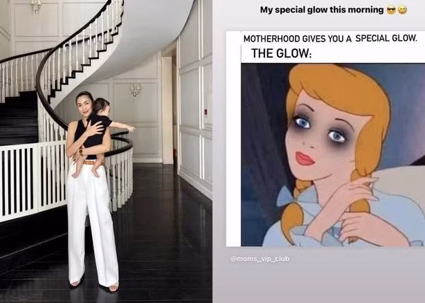 Mới đây trên phần story ở trang cá nhân, Tăng Thanh Hà đăng bức ảnh nói về tình cảnh buổi sáng thức dậy của cô sau một đêm trông con với hai quầng mắt thâm. Cô cho đó là thiên chức của người mẹ đã mang lại cho mình "ánh sáng rực rỡ đặc biệt".