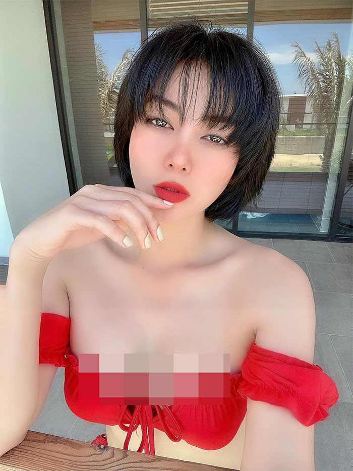 Xả vai Luyến "lươn" vất vả, lam lũ, Thanh Hương trở lại với vẻ ngoài nóng bỏng, quyến rũ.