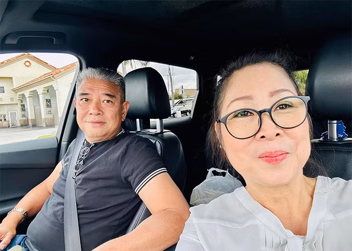 Không chỉ Hồng Vân mà cả ông xã cô, nam diễn viên Lê Tuấn Anh còn có màn giảm cân ngoạn mục hơn.